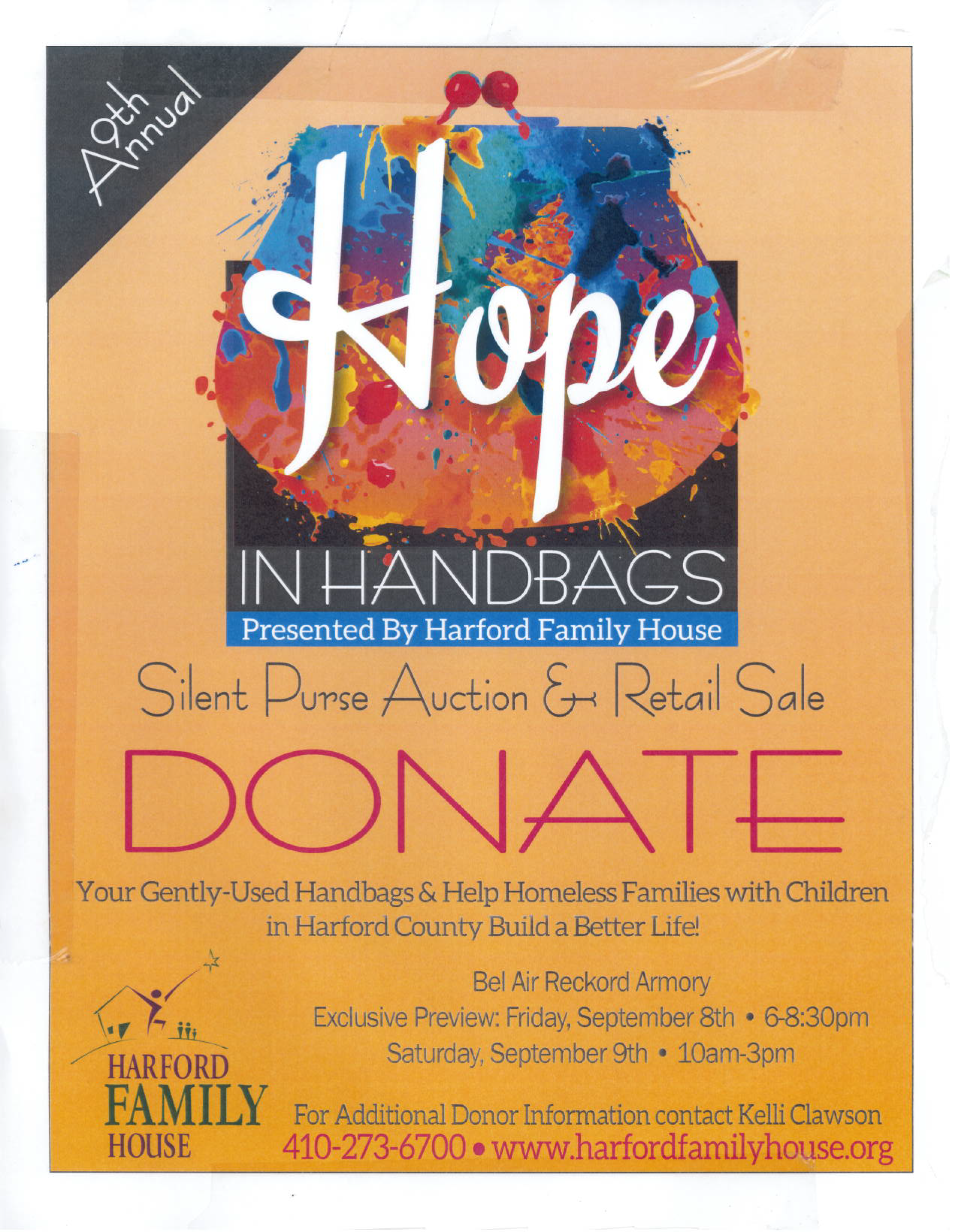 20170908 Armory Contract  PURSE AUCTION FLYER (Sept 8, 2017)