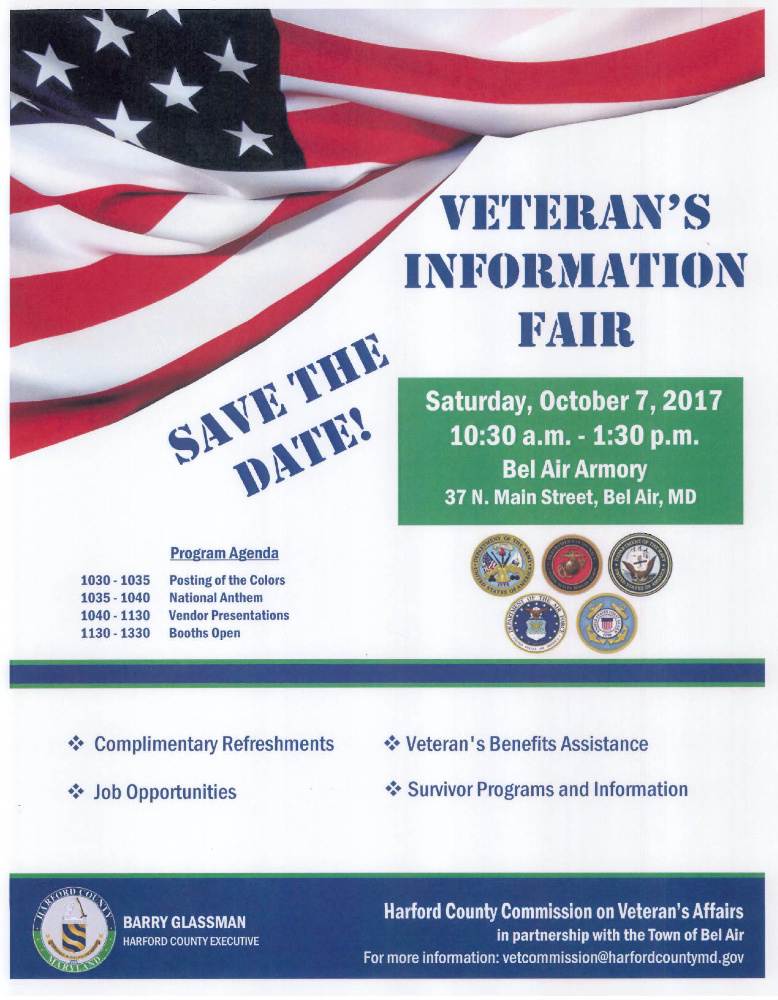 20171007 Armory Contract Veterans Fair flyer (Oct 7, 2017) copy