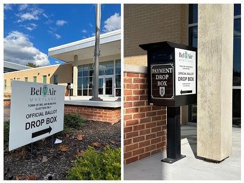 Ballot Drop Box Collage of Photos